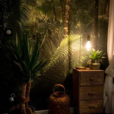 L'Evasion Romantique En Amazonie, Spa, 5 Min Centre Ville, Ecran Cinema, Day Use, Lit Baldaquin Apartament