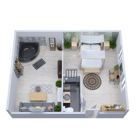 L'evasion Romantique En Amazonie, Spa, Ecran Cinema, Day Use, Lit Baldaquin Apartment Evreux