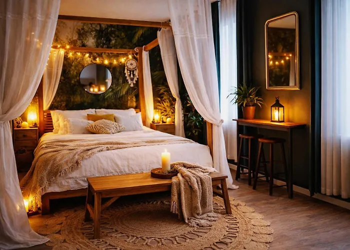 Appartement L'evasion Romantique En Amazonie, Spa, écran Cinéma, Day Use, Lit Baldaquin Évreux